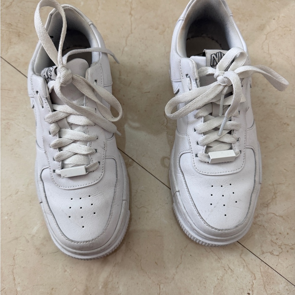 Nike Air Force Pixel White Leather Sneakers